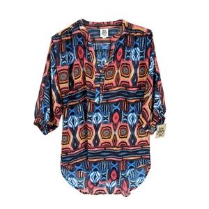 New IVY JANE Anthropologie Top Dolman Sleeve Tunic